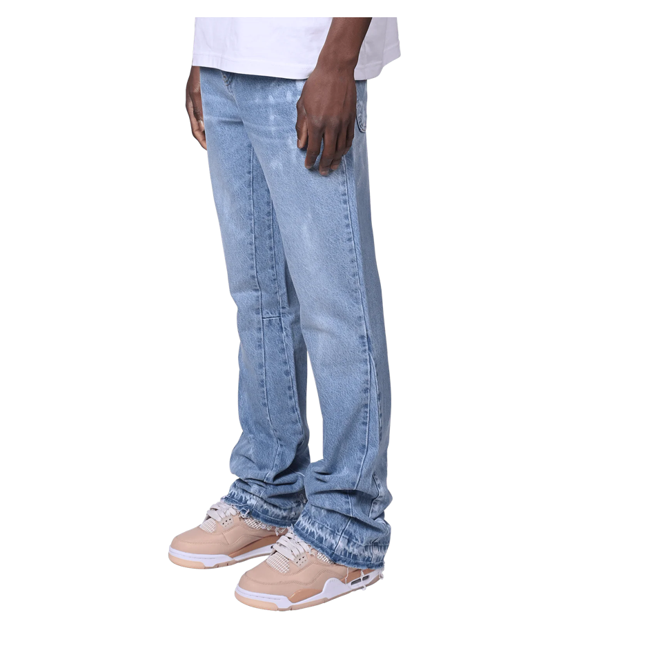 FLARE PAINTERS DENIM - LIGHT STONE